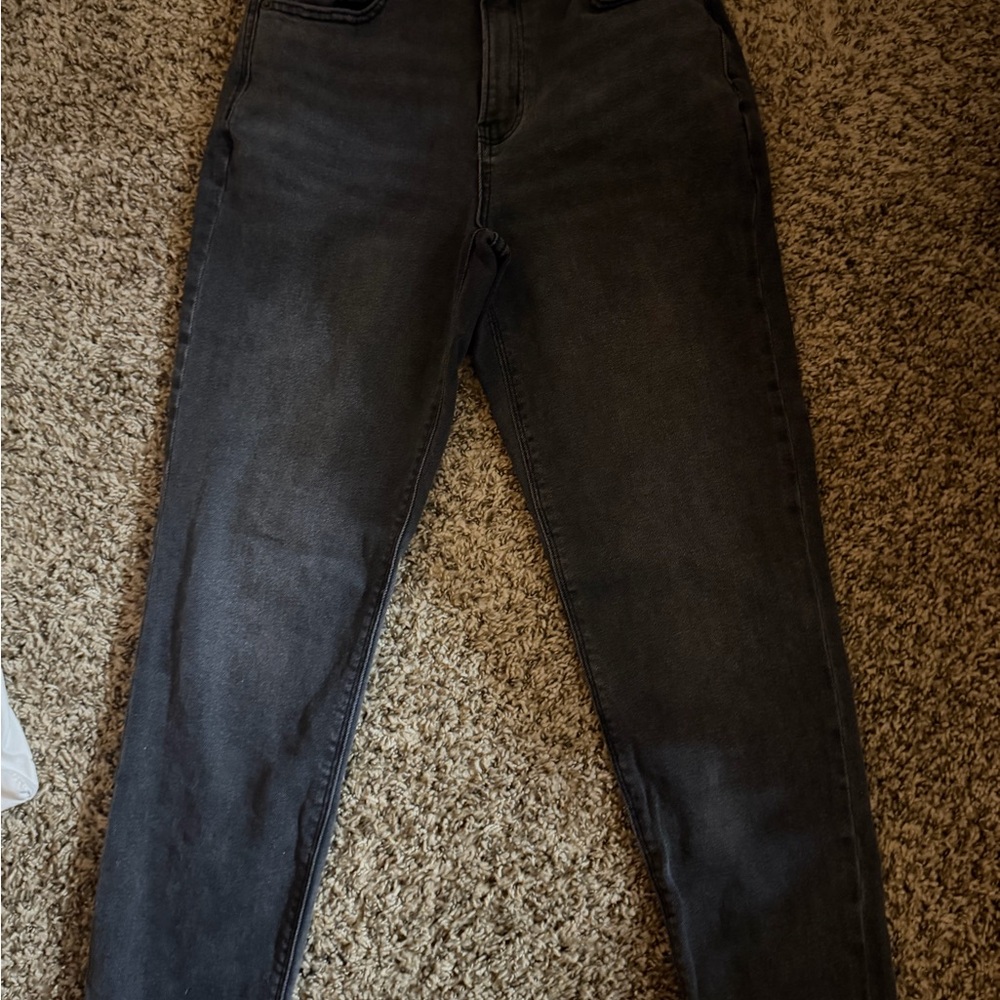 American Eagle Outfitters High Rise Charcoal Jeans